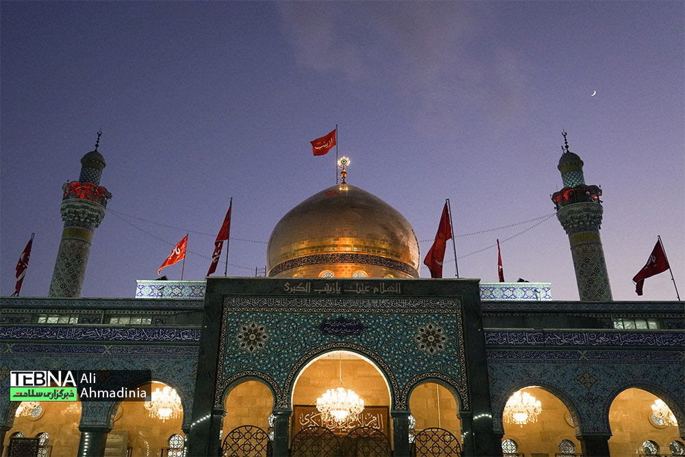 حرم حضرت زینب (س) بسته شد