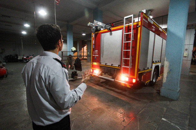 نجات شهروند گرفتار در چاه توسط آتش نشانان کرمان