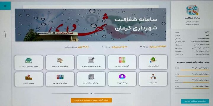 دریافتی کارکنان شهرداری کرمان اعلام شد