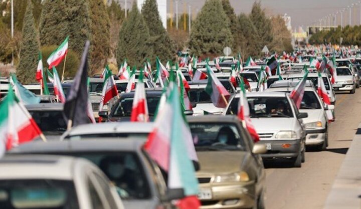 مسیرهای راهپیمایی خودرویی ۲۲ بهمن در زنجان اعلام شد