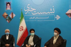 گزارش تصویری| نشست خبری رئیس جمهور در گلستان