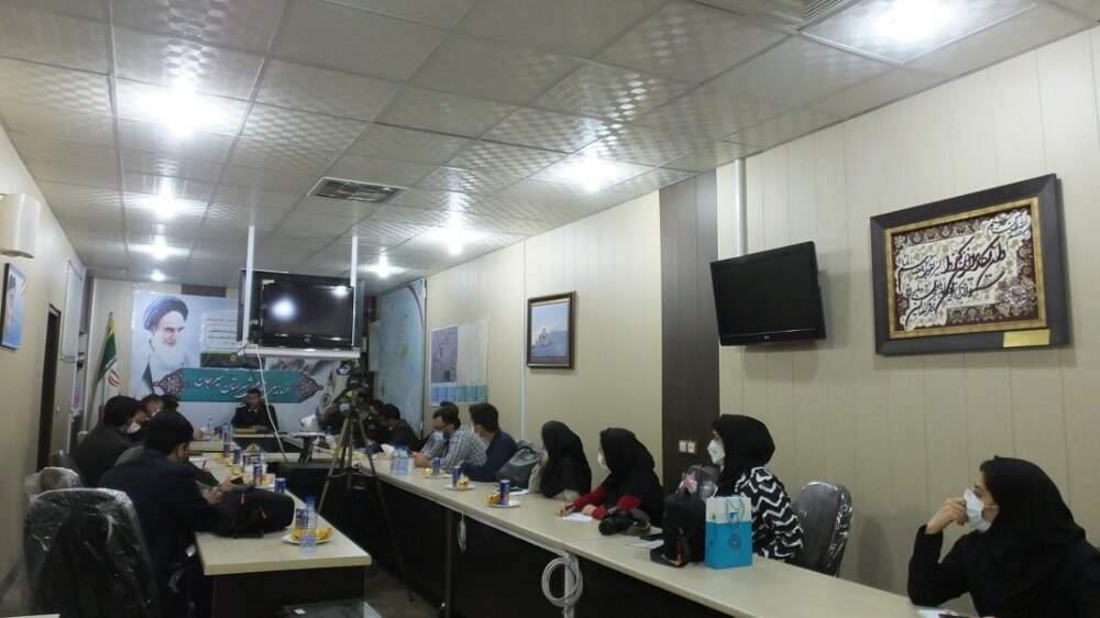 نشست خبری فرمانده نیروی انتظامی سیرجان با اصحاب رسانه