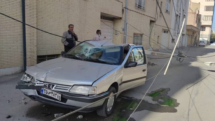 دو مصدوم و فوتی در سانحه تصادف در شهر کرمان