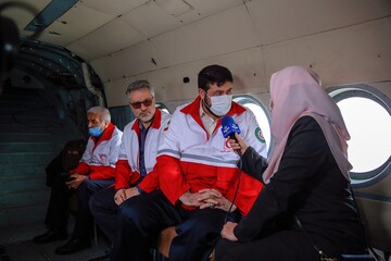 بازدید رئیس جمعیت هلال احمر از پایگاه‌های امداد نوروزی