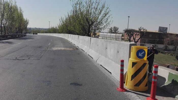 ایمن سازی پل شهید یارجانی/کاهش 40 درصدی تصادفات فوتی در منطقه 17