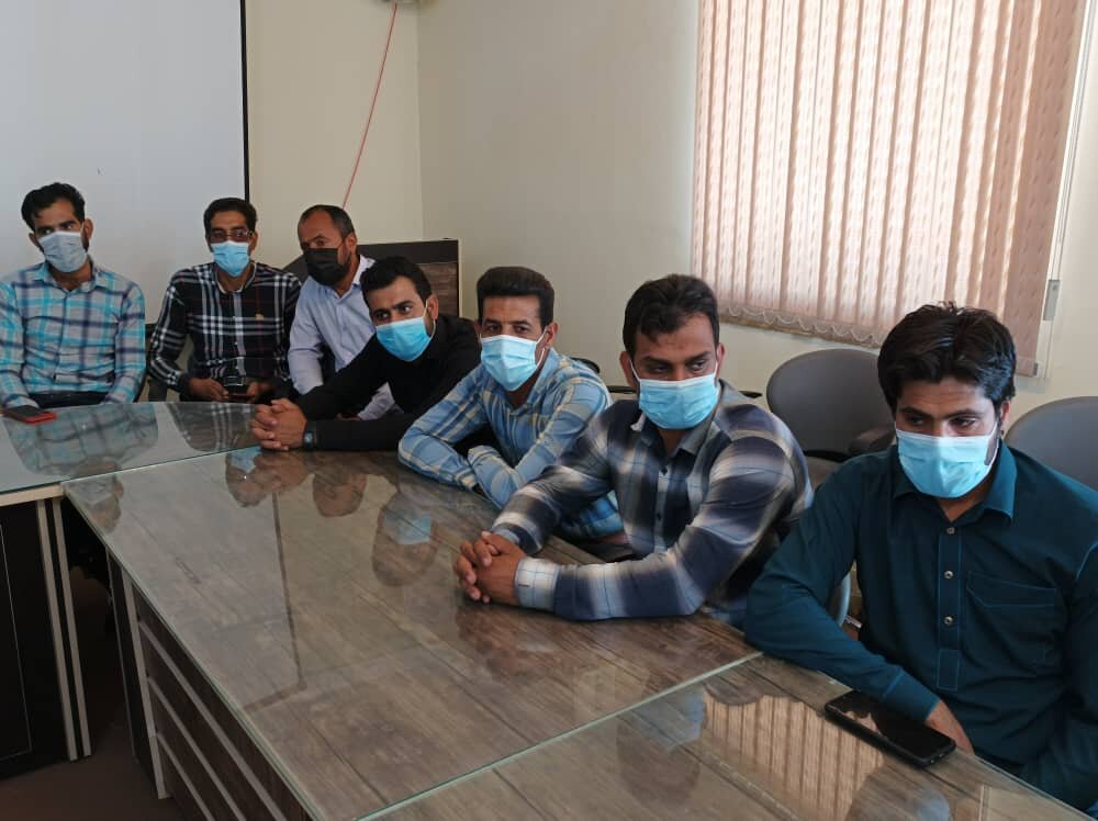 دیدار فرماندار ریگان با دهیاران بخش گنبکی