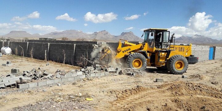 رفع تصرف اراضی در شهرستان رفسنجان