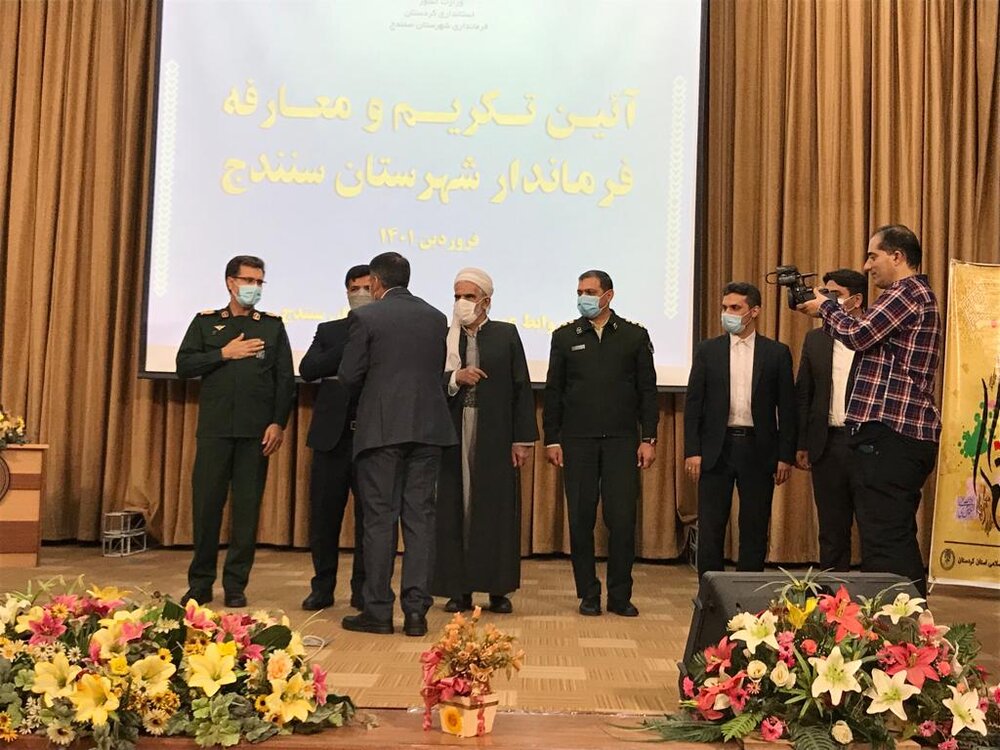 فرماندار شهرستان سنندج معرفی شد