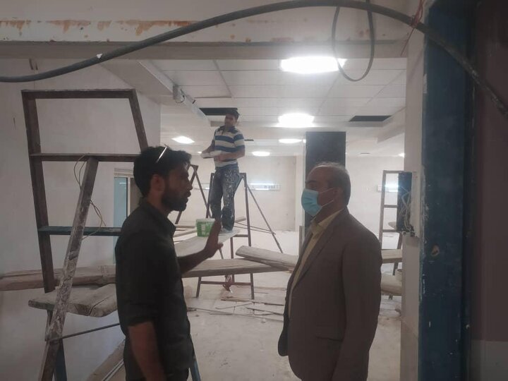 بازدید فرماندار خواف از پیشرفت پروژه احداث اورژانس بیمارستان 22 بهمن