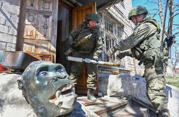 پنجاه روز عملیات ویژه  روسیه در 50 عکس