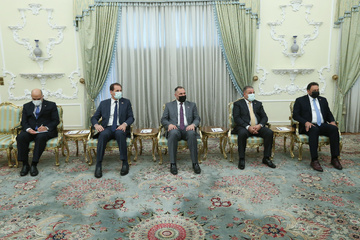دیدار رئیس مجلس عراق با آیت‌الله رئیسی