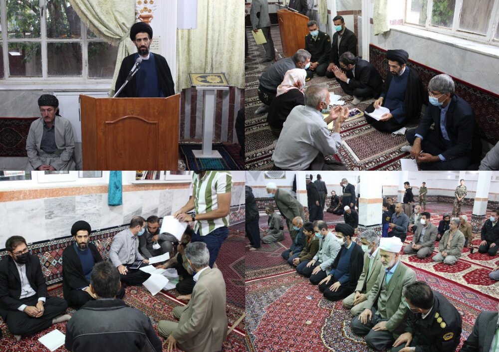 ملاقات مردمی رئیس دستگاه قضایی کردستان با مردم  محله های «غفور» و «حاجی آباد» سنندج