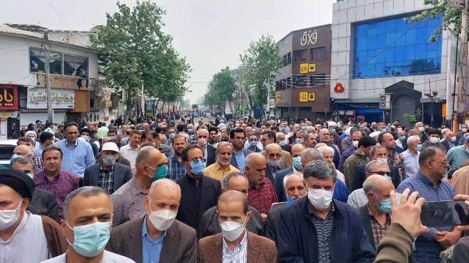 حضور پور شور مردم در راهپیمایی روز قدس