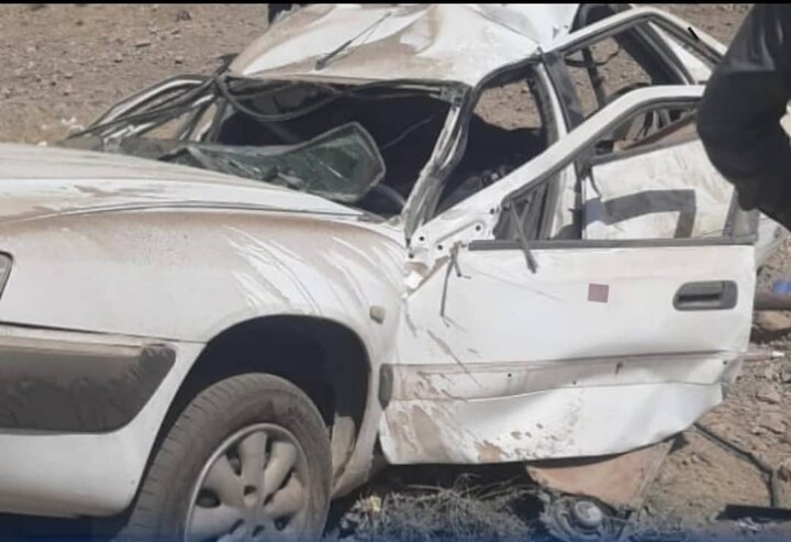 دو کشته و یک مصدوم بر اثر واژگونی خودرو زانتیا در محور کهنوج_ رودبارجنوب