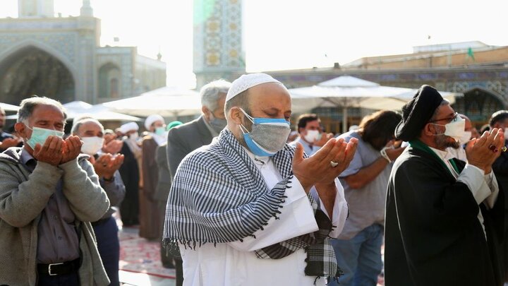استفاده نمازگزاران عید فطر از ماسک حتی در فضای باز ضروری است