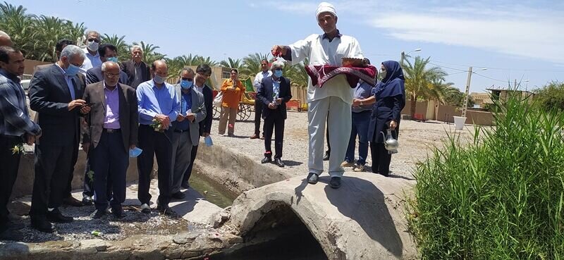 برگزاری آئین گل و گلاب و گلباران قنات های جهانی بم پس از ۵۰ سال