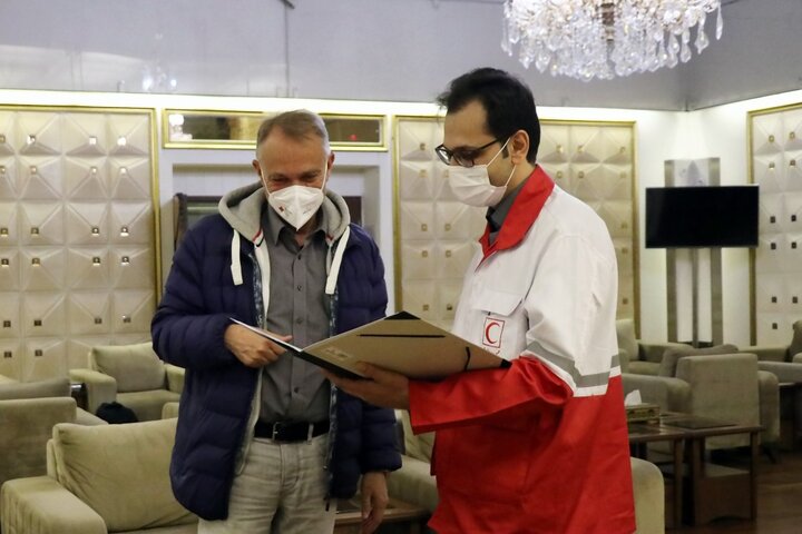 نایب رئیس صلیب سرخ آلمان  وارد تهران شد