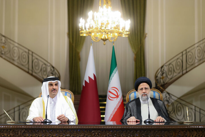 رئیسی: در مذاکرات با امیر قطر بر گسترش روابط و سرمایه گذاری های مشترک تاکید شد