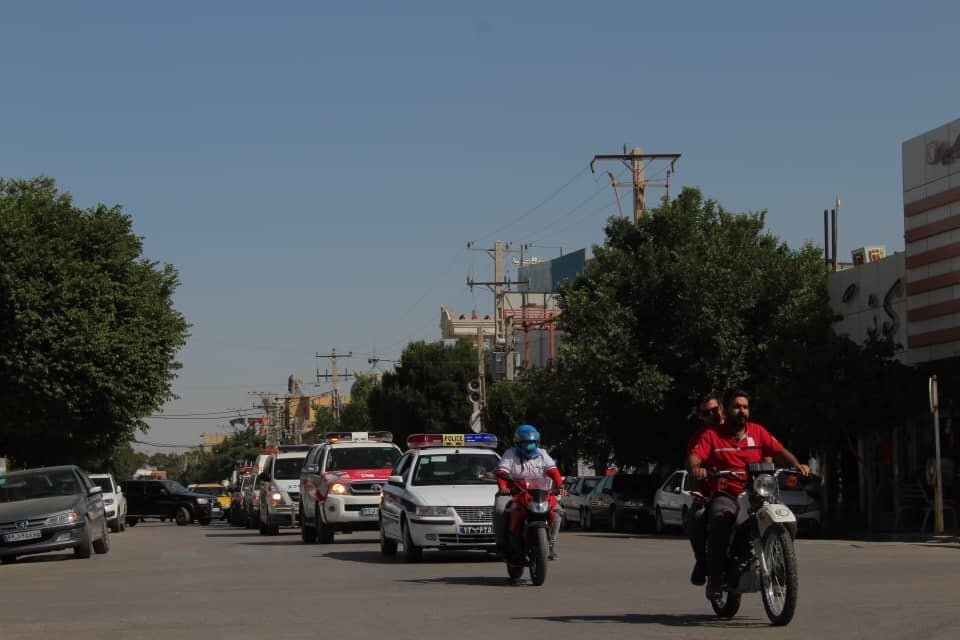 شرکت اعضاء جوانان جمعیت هلال احمر سیرجان در پویش اهداء خون