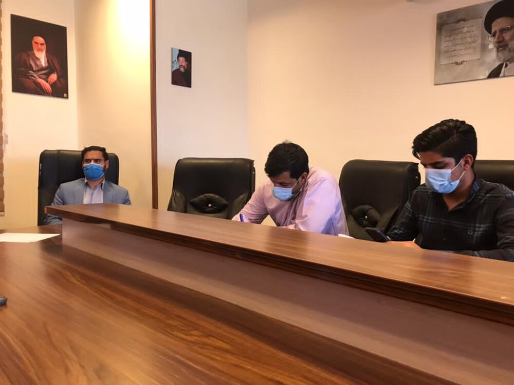 نشست خبری رئیس دادگستری شهرستان ریگان با اصحاب رسانه و فعالان فضای مجازی