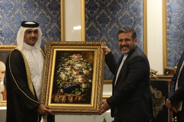 دیدار وزرای فرهنگ ایران و قطر