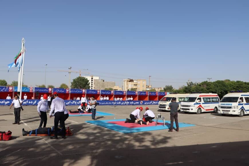 برگزاری مسابقات ملی کمک های اولیه و امداد و نجات معادن کشور در سیرجان