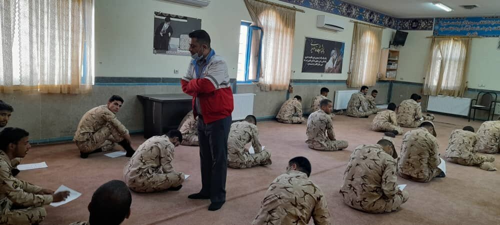 برگزاری دوره آموزشی امداد و کمک های اولیه نیروهای مسلح شهرستان سیرجان