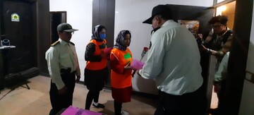 بچه های سندرم داون سیرجان در لباس پلیس