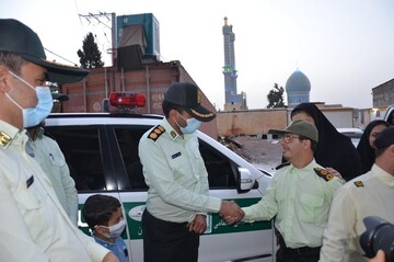 بچه های سندرم داون سیرجان در لباس پلیس