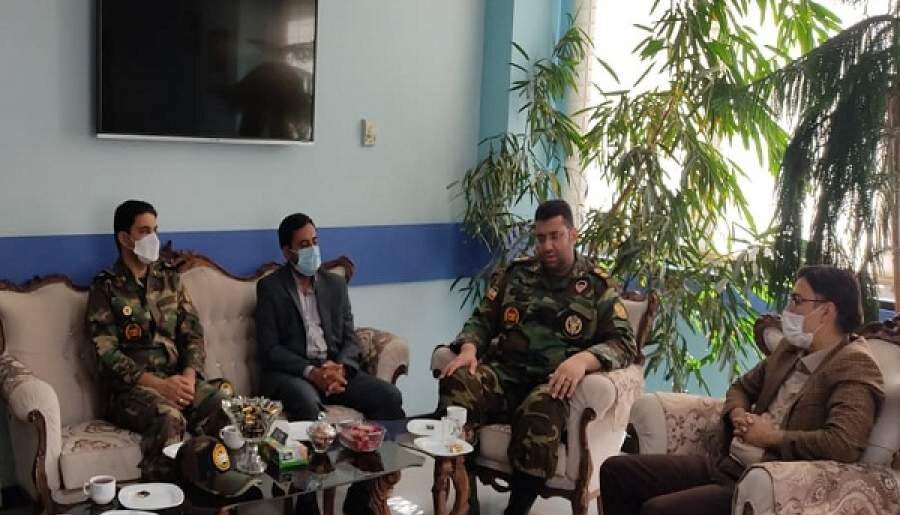 اعلام آمادگی قرارگاه منطقه ای ارتش جنوب شرق جهت همکاری با دانشگاه علوم پزشکی کرمان 