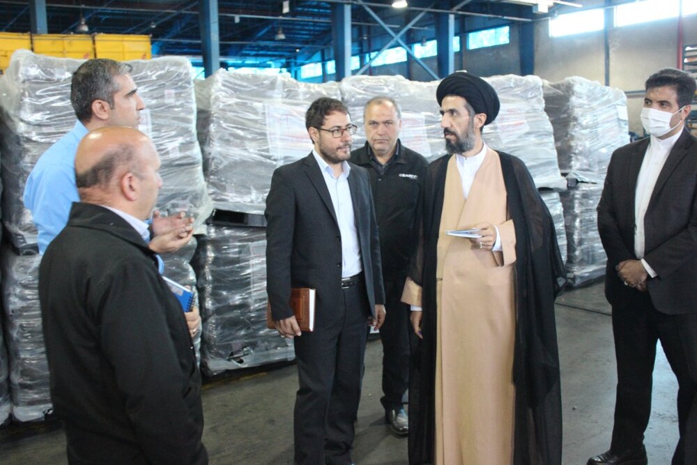 بازدید سرزده رئیس کل دادگستری استان کردستان از کارخانه «لاستیک بارز»