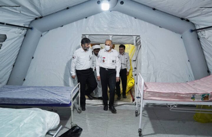 ارائه خدمات بهداشتی و درمانی به ۱۳۸۵ نفر در مراسم ارتحال امام راحل