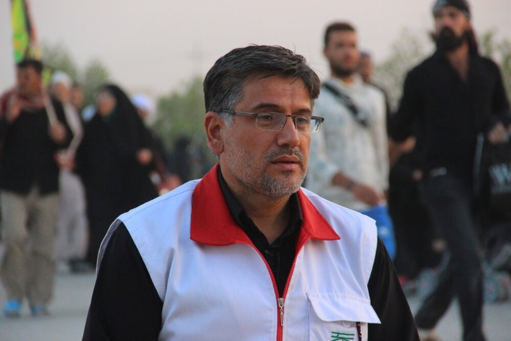 تداوم خدمات رسانی تیم های پزشکی هلال احمر در عتبات عالیات