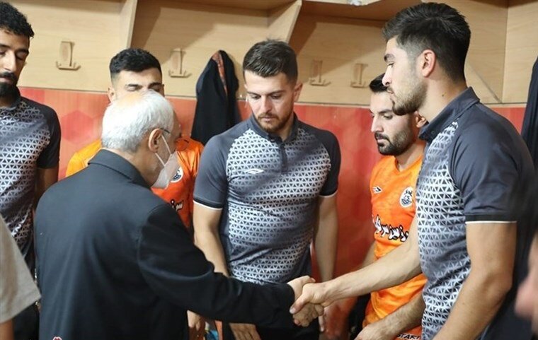 برگزاری جشن صعود تیم فوتبال صنعت مس کرمان به لیگ برتر