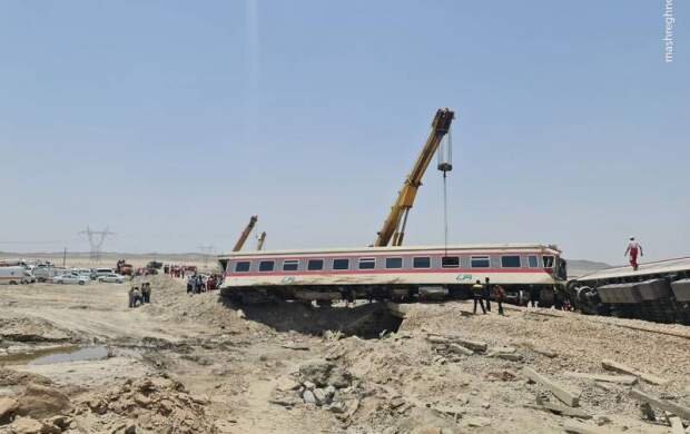 انتقال تمامی اجساد جانباختگان حادثه قطار طبس به پزشکی قانونی یزد