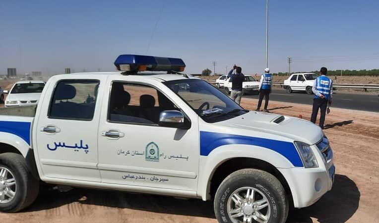 پوشش ترافیکی محور های پر تردد سیرجان