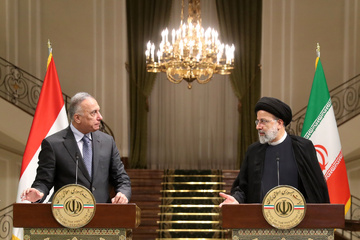 نشست مطبوعاتی رئیس جمهور اسلامی ایران و نخست وزیر عراق