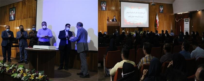 برگزاری آئین معارفه سرپرست مرکز بهداشت شهدای والفجرشیراز

