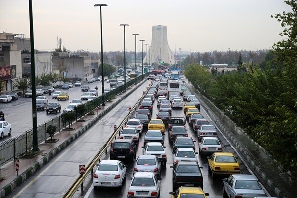 آخرین وضعیت ترافیکی معابر اصلی و بزرگراهی تهران