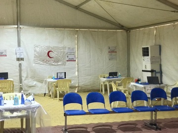 درمانگاه های تخصصی هلال احمر در عرفات