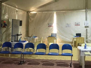 درمانگاه های تخصصی هلال احمر در عرفات
