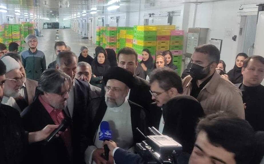 کلنگ زنی طرح های توسعه ای تولید قارچ با حضور رئیس جمهور در سروآباد