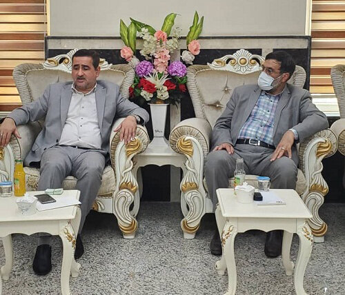 دیدار رییس دانشگاه علوم پزشکی مشهد با رئیس دانشگاه جامع الاسلامی عراق