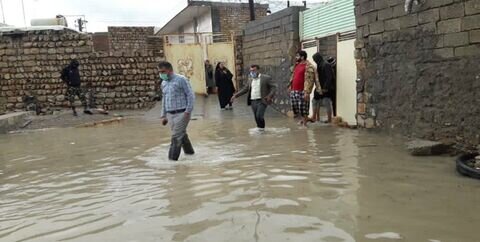 باران به ۳۰۰ منزل مسکونی مددجویان کمیته امداد عنبرآباد خسارت وارد کرد