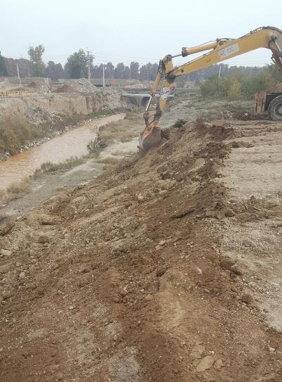 رفع تصرف بیش از ۱۷۴ هزار متر مربع حریم رودخانه‌های کردستان