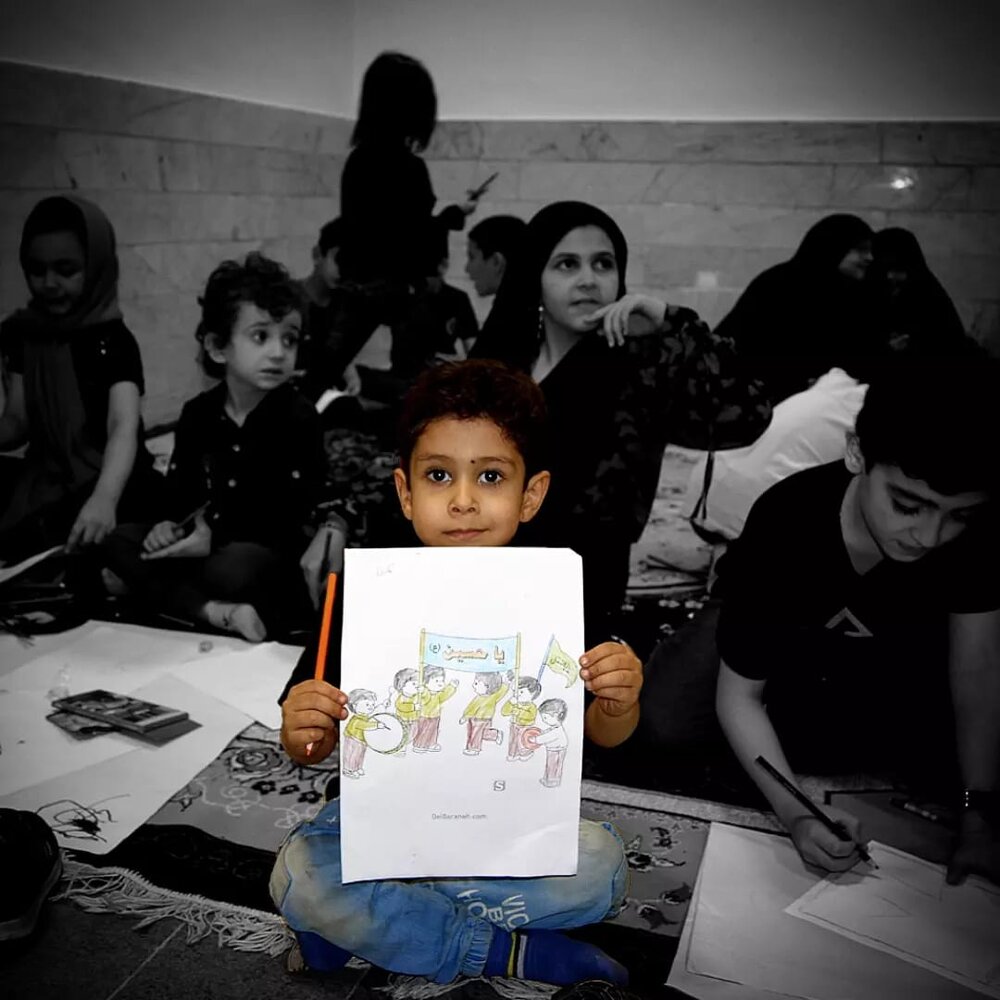 حسینیهای با رنگ و بوی کودکانه و نوجوانانه در زنجان