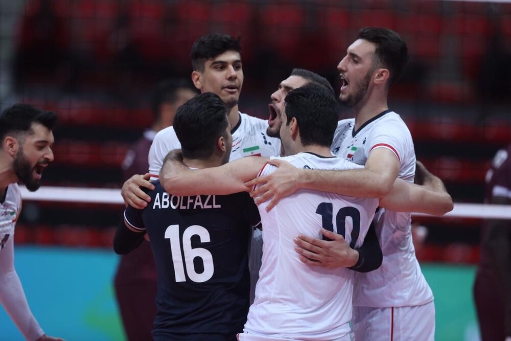 برتری قاطع تیم والیبال ایران مقابل قطر