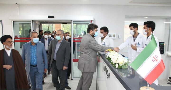 افتتاح ساختمان جدید اورژانس بیمارستان دکتر غرضی سیرجان