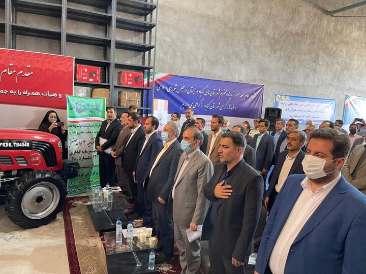 افتتاح کارخانه ساخت تراکتور در شهرستان گناباد