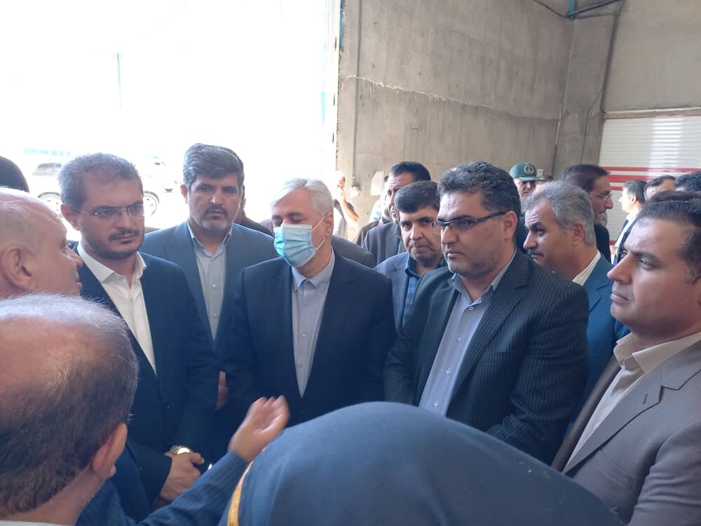 افتتاح سردخانه ۲۰ هزار تنی دهگلان با حضور وزیر ورزش